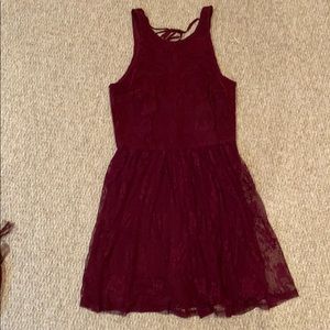 Brand New Red Hollister Lace Dress